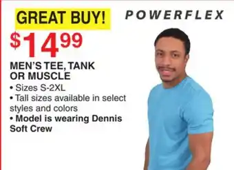 Dunham's Sports MEN'S TEE, TANK OR MUSCLE offer