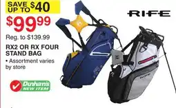 Dunham's Sports RX2 OR RX FOUR STAND BAG offer