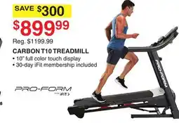 Dunham's Sports CARBON T10 TREADMILL offer