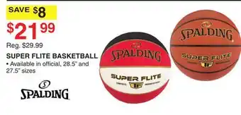 Dunham's Sports SPALDING SUPER FLITE BASKETBALL offer