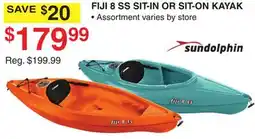 Dunham's Sports FIJI 8 SS SIT-IN OR SIT-ON KAYAK offer