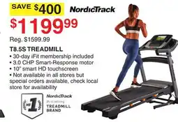 Dunham's Sports NORDICTRACK T8.5S TREADMILL offer