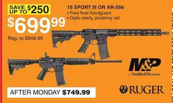 Dunham's Sports 15 SPORT III OR AR-556 offer