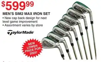 Dunham's Sports MEN'S SIM2 MAX IRON SET offer