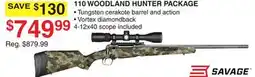 Dunham's Sports SAVAGE 110 WOODLAND HUNTER PACKAGE offer