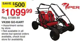 Dunham's Sports VK200 GO-KART offer