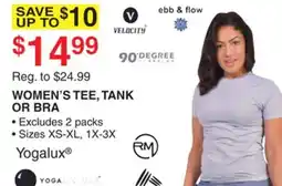 Dunham's Sports WOMEN'S TEE, TANK OR BRA offer