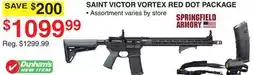 Dunham's Sports SAINT VICTOR VORTEX RED DOT PACKAGE offer