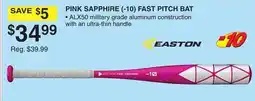 Dunham's Sports EASTON PINK SAPPHIRE (- 10) FAST PITCH BAT offer