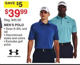 Dunham's Sports MEN'S POLO offer