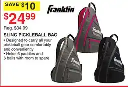 Dunham's Sports SLING PICKLEBALL BAG offer