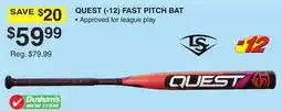 Dunham's Sports QUEST (-12) FAST PITCH BAT offer