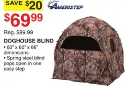 Dunham's Sports AMERISTEP DOGHOUSE BLIND offer