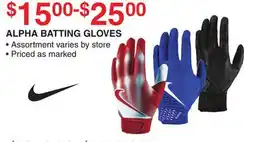 Dunham's Sports ALPHA BATTING GLOVES offer