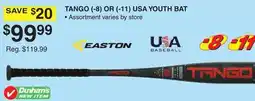 Dunham's Sports TANGO (-8) OR (-11) USA YOUTH BAT offer