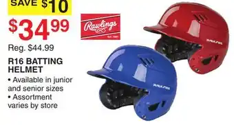 Dunham's Sports RAWLINGS R16 BATTING HELMET offer