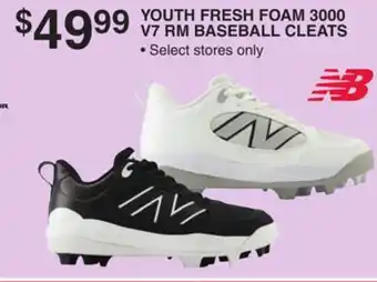 Dunham's Sports NEW BALANCE YOUTH FRESH FOAM 3000 V7 RM BASEBALL CLEATS offer