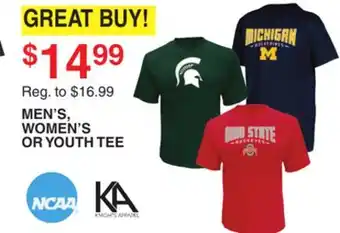 Dunham's Sports MEN'S, WOMEN'S OR YOUTH TEE offer