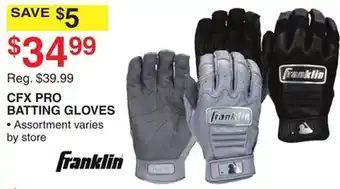 Dunham's Sports FRANKLIN CFX PRO BATTING GLOVES offer