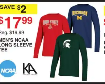 Dunham's Sports MEN'S NCAA LONG SLEEVE TEE offer