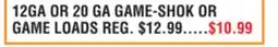 Dunham's Sports 12GA OR 20 GA GAME-SHOK OR GAME LOADS offer