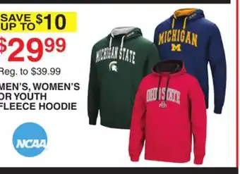 Dunham's Sports MEN'S, WOMEN'S OR YOUTH FLEECE HOODIE offer