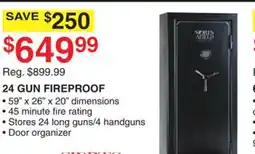 Dunham's Sports SPORTS AFIELD 24 GUN FIREPROOF offer