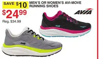 Dunham's Sports AVIA MEN'S OR WOMEN'S AVI-MOVE RUNNING SHOES offer