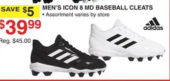 Dunham's Sports MEN'S ICON 8 MD BASEBALL CLEATS offer