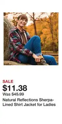 Cabela's Natural Reflections Sherpa-Lined Shirt Jacket for Ladies offer