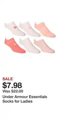 Cabela's Under Armour Essentials Socks for Ladies offer