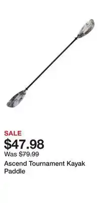 Cabela's Ascend Tournament Kayak Paddle offer