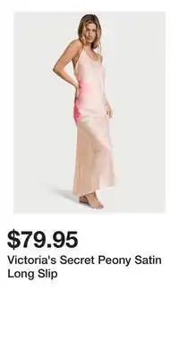 Victoria's Secret Victoria's Secret Peony Satin Long Slip offer