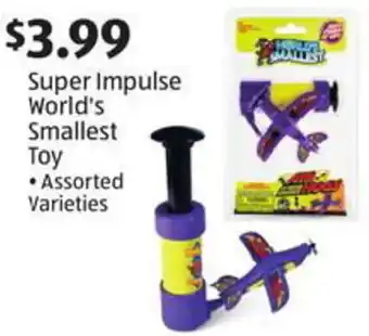 Aldi Super Impulse World's Smallest Toy offer