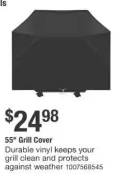 The Home Depot 55" Grill Cover offer