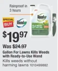 The Home Depot Gallon For Lawns Kills Weeds with Ready-to-Use Wand offer