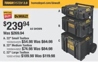 The Home Depot Dewalt offer