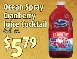 Gristedes Ocean Spray Cranberry Juice Cocktail offer