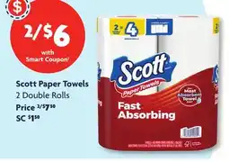 Family Dollar Scott Paper Towels offer