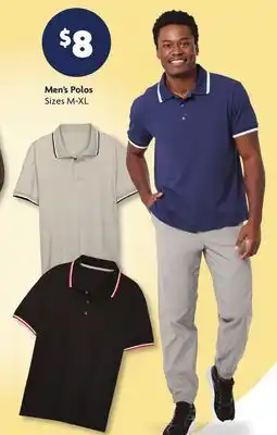 Family Dollar Men's Polos offer