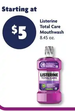 Family Dollar Listerine Total Care Mouthwash offer