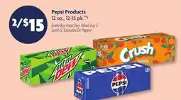 Family Dollar Pepsi Products offer