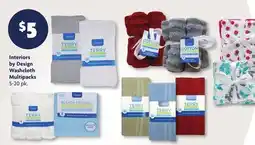 Family Dollar Interiors by Design Washcloth Multipacks offer