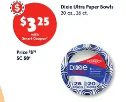 Family Dollar Dixie Ultra Paper Bowls offer