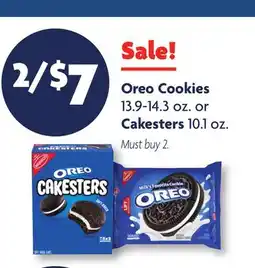 Family Dollar Oreo Cookies 13.9-14.3 oz. or Cakesters 10.1 oz offer