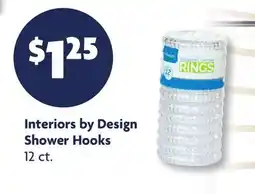 Family Dollar Interiors by Design Shower Hooks offer