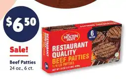 Family Dollar Beef Patties offer