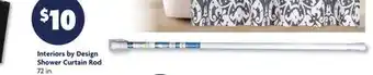 Family Dollar Interiors by Design Shower Curtain Rod offer