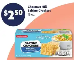 Family Dollar Chestnut Hill Saltine Crackers offer