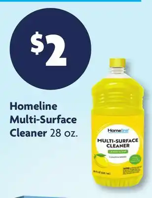 Family Dollar Homeline Multi-Surface Cleaner offer